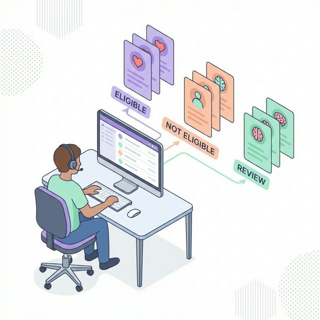 Select eligible patients